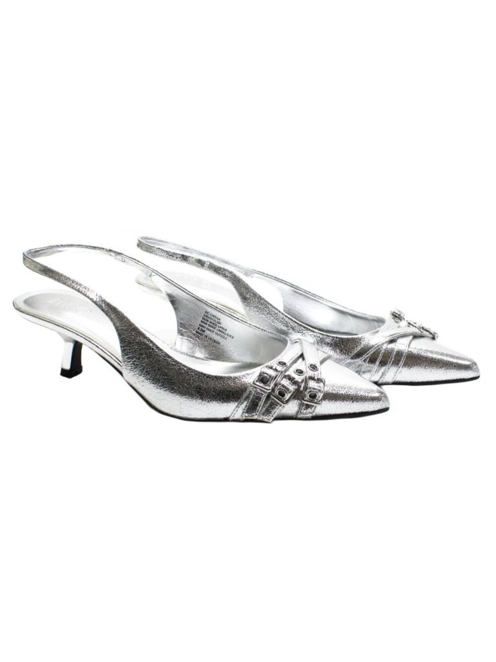 I.N.C. International Concepts Women's Silver Capeka Slingback Pumps Shoes 8.5M